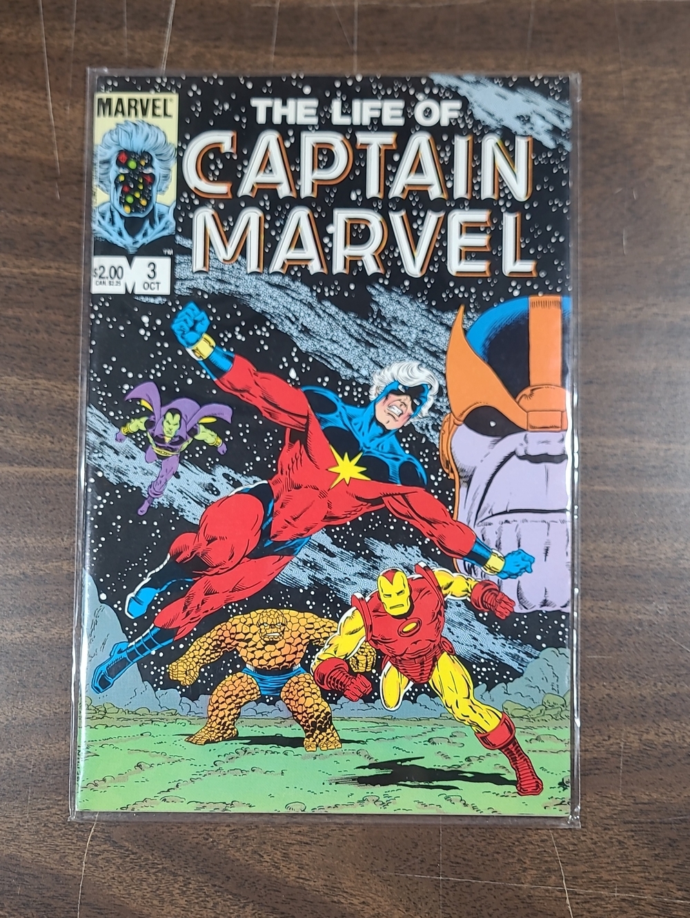 Marvel Captain Marvel Comic Book #3 October 1985 Bagged